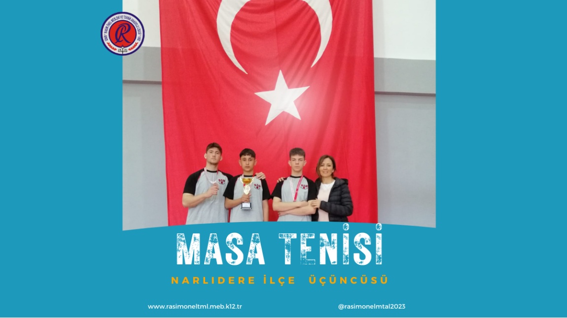 Okulumuz Öğrencileri Masa Tenisi Turnuvasında İlçe Üçüncüsü Olarak Madalya Almaya Hak Kazandılar.